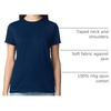 image:imageGildan Womens Softstyle Cotton TShirt Style G64000l MultipackNavy