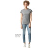 image:imageGildan Womens Softstyle Cotton TShirt Style G64000l MultipackRing Spun Sport Grey