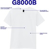 image:imageGildan Youth DryBlend TShirt Style G8000B 2PackNavy