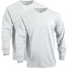 image:imageGildan Adult Heavy Cotton Long Sleeve TShirt Style G5400 2PackAsh Grey