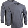 image:imageGildan Adult Heavy Cotton Long Sleeve TShirt Style G5400 2PackGraphite Heather