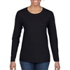 image:imageGildan Womens Heavy Cotton Long Sleeve TShirt 2PackBlack