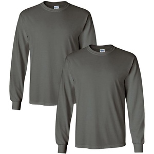 image:imageGildan Adult Heavy Cotton Long Sleeve TShirt Style G5400 2PackCharcoal