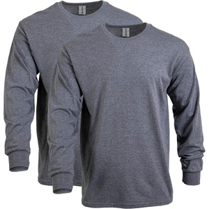image:imageGildan Adult Heavy Cotton Long Sleeve TShirt Style G5400 2PackGraphite Heather
