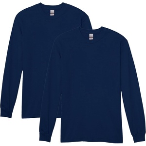 image:imageGildan Adult Heavy Cotton Long Sleeve TShirt Style G5400 2PackNavy