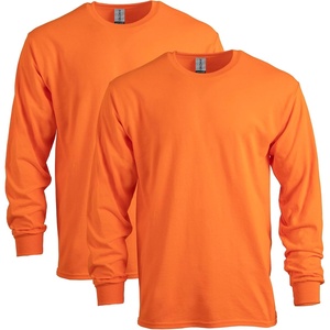 image:imageGildan Adult Heavy Cotton Long Sleeve TShirt Style G5400 2PackS Orange