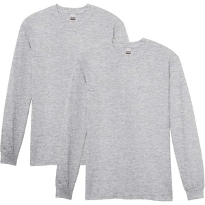 image:imageGildan Adult Heavy Cotton Long Sleeve TShirt Style G5400 2PackSport Grey