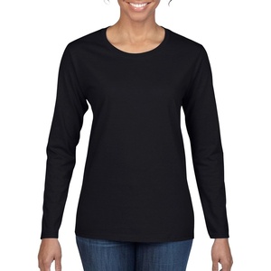 image:imageGildan Womens Heavy Cotton Long Sleeve TShirt 2PackBlack