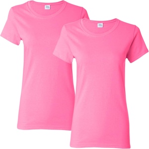 image:imageGildan Womens Heavy Cotton TShirt Style G5000L 2PackAzalea