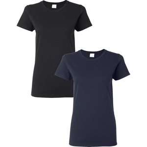 image:imageGildan Womens Heavy Cotton TShirt Style G5000L 2PackBlackNavy