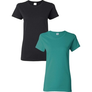 image:imageGildan Womens Heavy Cotton TShirt Style G5000L 2PackBlackTropical