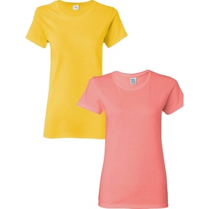 image:imageGildan Womens Heavy Cotton TShirt Style G5000L 2PackDaisyCoral