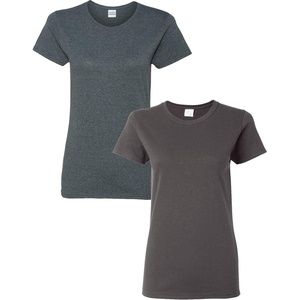 image:imageGildan Womens Heavy Cotton TShirt Style G5000L 2PackDarkheatherCharcoal