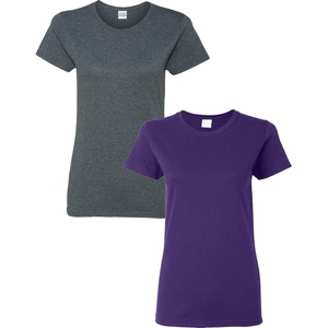 image:imageGildan Womens Heavy Cotton TShirt Style G5000L 2PackDarkheatherPurple