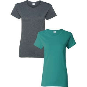 image:imageGildan Womens Heavy Cotton TShirt Style G5000L 2PackDarkheatherTropical