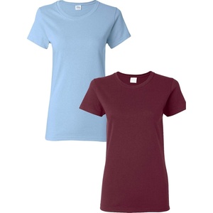image:imageGildan Womens Heavy Cotton TShirt Style G5000L 2PackLightblueMaroon