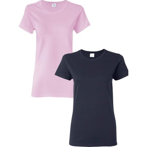 image:imageGildan Womens Heavy Cotton TShirt Style G5000L 2PackLightpinkNavy
