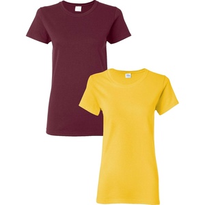 image:imageGildan Womens Heavy Cotton TShirt Style G5000L 2PackMaroonDaisy