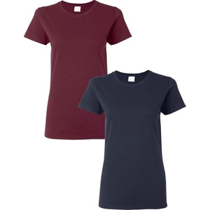 image:imageGildan Womens Heavy Cotton TShirt Style G5000L 2PackMaroonNavy