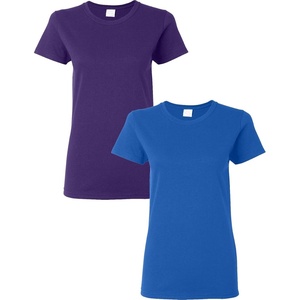 image:imageGildan Womens Heavy Cotton TShirt Style G5000L 2PackPurpleRoyal