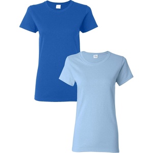 image:imageGildan Womens Heavy Cotton TShirt Style G5000L 2PackRoyalLightblue