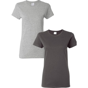 image:imageGildan Womens Heavy Cotton TShirt Style G5000L 2PackSportgreyCharcoal