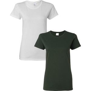 image:imageGildan Womens Heavy Cotton TShirt Style G5000L 2PackWhiteForestgreen