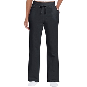 image:imageGildan Womens Open Bottom SweatpantsBlack