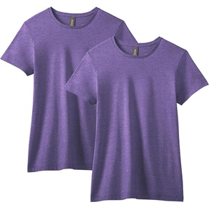 image:imageGildan Womens Softstyle Cotton TShirt Style G64000l MultipackHeather Purple