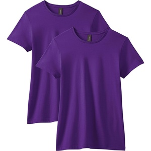 image:imageGildan Womens Softstyle Cotton TShirt Style G64000l MultipackPurple