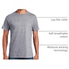 image:imageGildan Platinum Mens Crew TShirtsAssorted BlackGrey 4pack