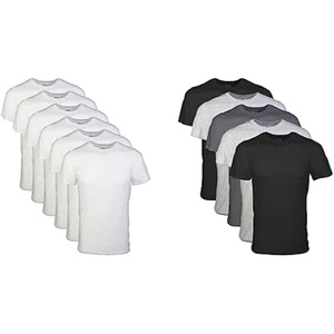 image:imageGildan Platinum Mens Crew TShirtsWhite 6pack  Assorted BlackGrey 5pack