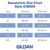 image:imageGildan Adult Fleece Hoodie Sweatshirt Style G18500 Multipack Black 1Pack Medium